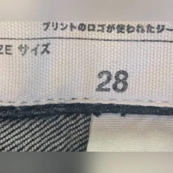 Evisu Kuro Raw Denim Jeans Sz 28 - Picture 10 of 15